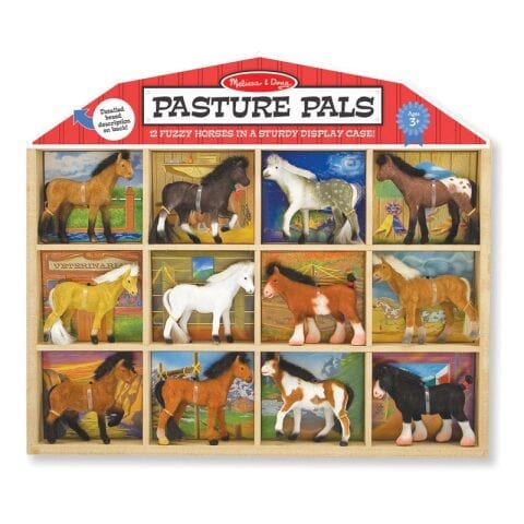 Melissa & Doug Pasture Pals ميليسا آند دوغ ألعاب الحصان المصغرة