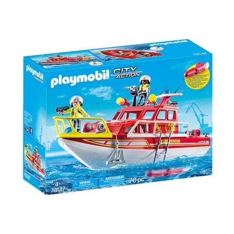 (لعبه)FIRE RESCUE BOAT 69 PCS