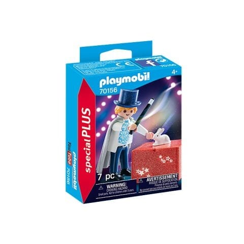 Playmobil Magician 7 Pcs For Children مجموعة اللعب من بلاي م وبيل بشك ل ساحر تحتوي على 7 قطع للتركيب