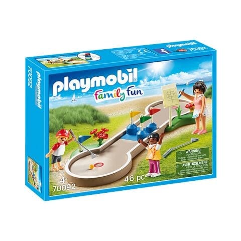 Playmobil Mini Golf 46 Pcs For Children مجموعة اللعب للأطفال بشكل ملعب الجولف من بلاي موبيل