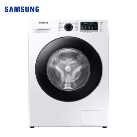 Samsung Front loading Washer with Eco Bubble 8kg WW80TA046AE1FH غسالة سامسونج ( 8 كلغ ) ذات التحميل الأمامي بتقنية Eco Bubble