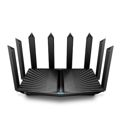 TP LINK Archer AX90 New AX6600 Tri-Band Gigabit Wi-Fi 6 Router تي بي لينك ارتشر راوتر جيجابت واي فاي 6 ثنائي النطاق