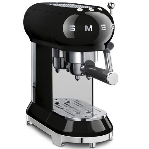 SMEG ESPRESSO COFFEE BLACK ماكنة قهوة إسبرسو
