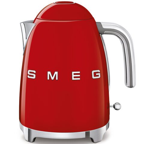 SMEG KETTLE RED سميغ غلاية كهربائية سعة 1.7 لتر 2400 واط لون احمر