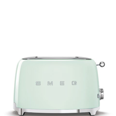 SMEG 2 SLICE GREEN TOASTER سميغ توستر عدد 2 شرائح 950 واط 6 مستويات للحرارة لون أخضر