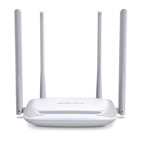 Mercusys MW325R - 300Mbps Wireless N Router, 1 10/100M WAN + 3 10/100M LAN, 4 antennas with Free MW150US ميركوسيس راوتر واي فاي متعدد الأوضاع