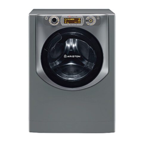 Ariston Washer & Dryer 10kg 1400RPM (Silver) AQD1070D 497X EX نشافة وغسالة اريستون 10 كيلوغرام 1400 دورة (لون فضي)
