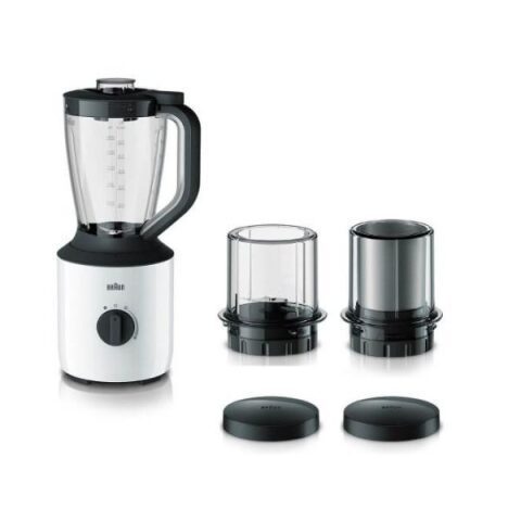 Braun PowerBlend 3 Jug blender with 2 Mill JB3123WH خلاط براون بور بلند 3