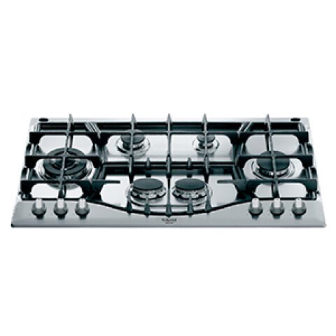 Ariston Hob 90cm With 6 Burners & Auto Ignition PHN 961 TS/IX/A طباخ غاز اريستون 90 سم مع 6 شعلات وإشعال ذاتي