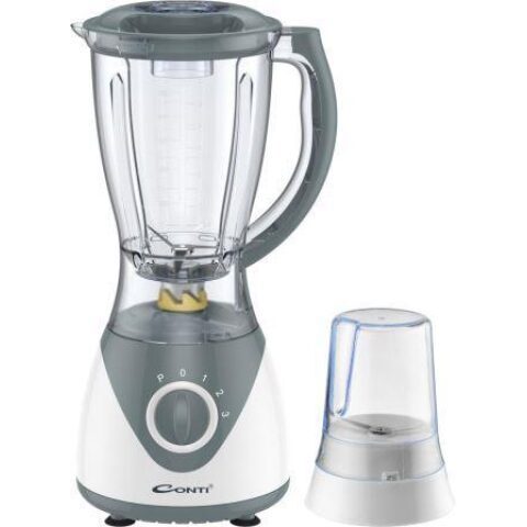 Conti Blender 300W – 3 Speeds + Pulse خلاط كونتي 300 واط مع 3 إعدادات سرعة ونبض TB-9301-W