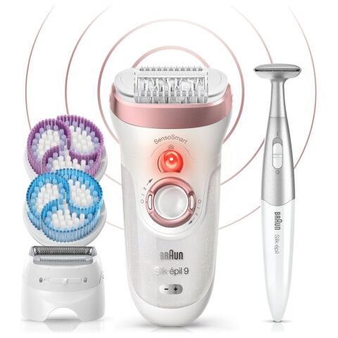 Braun Senso Smart Wet & Dry Epilator SE9980 براون سنسوسمارت رأس عريض ,13 ملحق