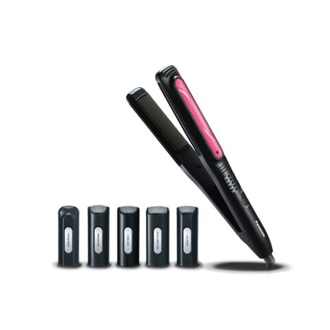 Panasonic Hair Straightener 230 degrees Ceramic Plates EH-HV52-K615 باناسونيك مملس شعر 230 درجة مئوية سيراميك