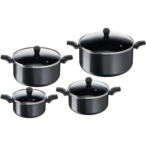 Tefal Cook N Clean Stewpots 18/22/26/30Cm طقم طناجر تيفال TFB29898