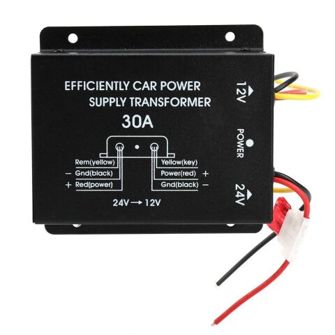 Power adapter محول كهرباء من 24 فولت إلى 12 فولت