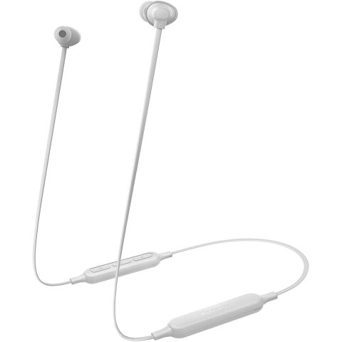 Panasonic RZ-NJ320B Wireless In Ear Headphone with 18 Hours Playtime, Magnetic Earphones - white باناسونيك RZ-NJ320B سماعة لاسلكية