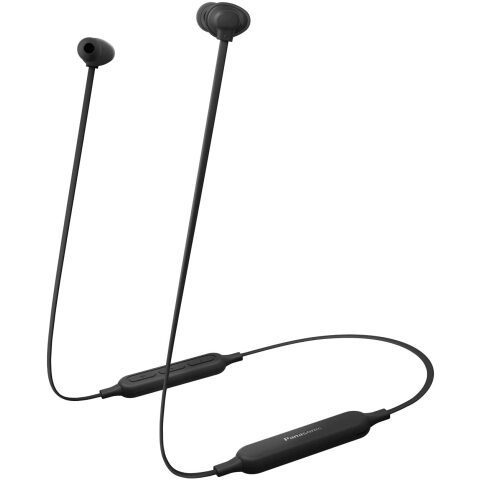 Panasonic RZ-NJ320B Wireless In Ear Headphone with 18 Hours Playtime, Magnetic Earphones - Black باناسونيك RZ-NJ320B سماعة لاسلكية