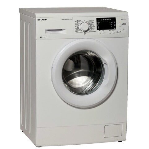 Sharp Washing Machine 7 kg ES-FE710CEZ-W غسالة شارب 7 ك 1000 دورة +++A ابيض