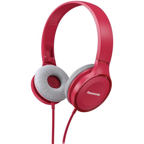 Panasonic RP-HF100M On-Ear, Ultra Pink, microphone, foldable سماعات أذن سلكية باناسونيك