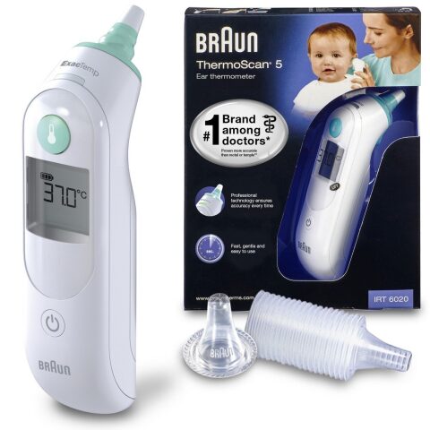 Braun ThermoScan IRT6020 Digital Ear Thermometer براون جهاز ميزان حرارة الأذن الرقمي