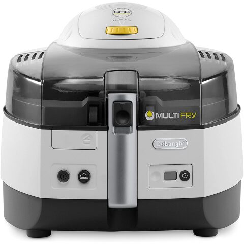 De'Longhi 1.7 Liter Multifry XL Fryer -FH1163 , Black/Gray مقلاة ديلونجي متعددة الاستخدامات