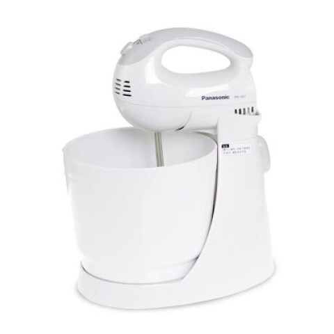 Panasonic Stand Mixer 3L,200W,White MK-GB3WTZ باناسونيك خفاقة يدوية 175 مع جرن 3 لتر 200 واط