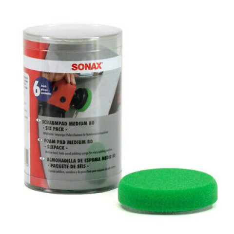 Sonax Sponge Polish Set Green Small, Coarse and Medium 04935410 سوناكس طقم اسفنج بولش أخضر حجم صغير مرحلة الخشن والوسط