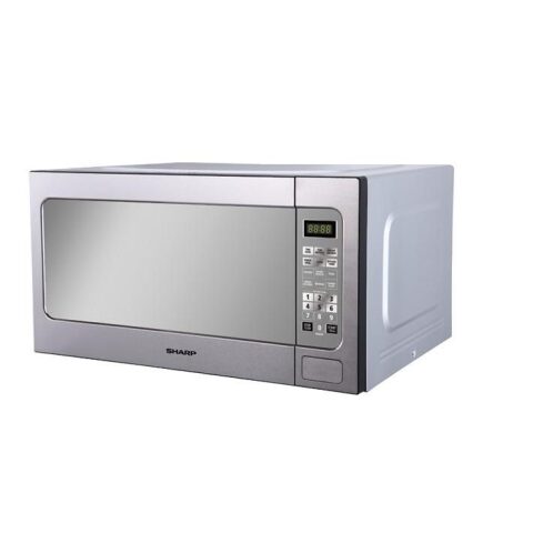 Sharp R-562CR ST Stainless Steel Microwave with Grill, 62 Ltr مايكروويف شارب 62 لتر مع جريل لون ستانلس ستيل