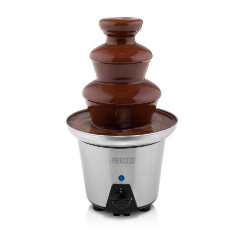 Princess 01.292998.01.001 Chocolate Fountain XL برنسيس نافورة شوكولاتة XL ستانلس ستيل 90 واط