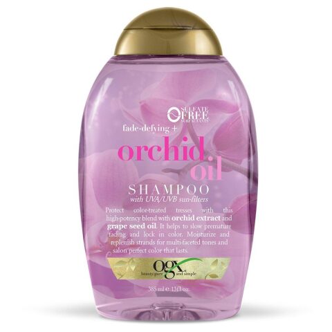 OGX Fade-Defying + Orchid Oil Shampoo 385ml شامبو او جي اكس مقاوم للبهتان + زيت أوركيد 385 مل