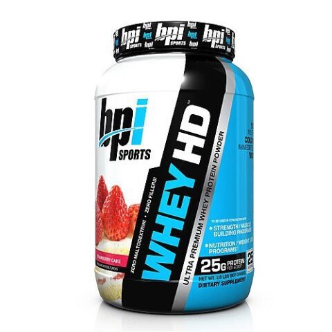 BPI Sports Whey HD Ultra-Premium Protein Powder 2 Lb بي بي اي سبورتس واي اتش دي بروتين فائق الجودة 2 رطل