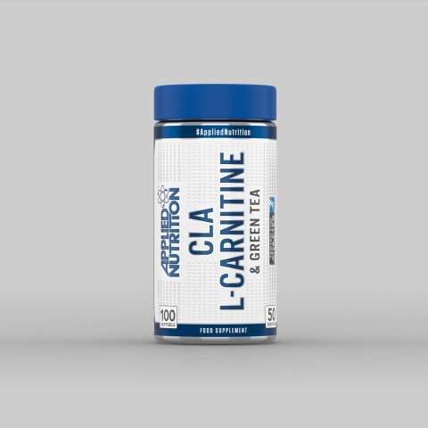 Applied Nutrition CLA , L-Carnitine & Green Tea 100 Soft Gels أبلايد نيوترشن مزيج حرق الدهون وإدارة الوزن 100 كبسولة