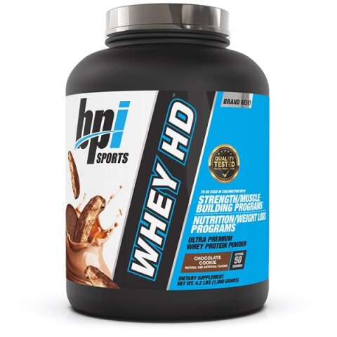 BPI Sports Whey HD Ultra-Premium Protein Powder 5Lb بي بي اي سبورتس واي اتش دي بروتين فائق الجودة 5 رطل