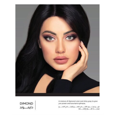 NewLens Diamond is a combination of the distinctive diamond color and shiny gray to give you strength and luxury نيو لنس دايموند مزيج من لون الألماس المميز والرمادي اللامع ليمنحك القوة والفخامة