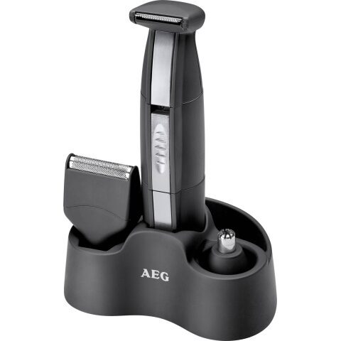 AEG PT 5675 Ear/nose hair trimmer Black, Silver 520704 ماكينة حلاقة شعر الأنف والأذن من ايه اي جي