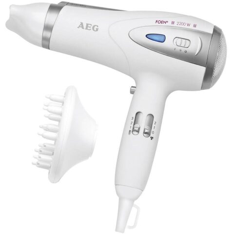 AEG HTD 5584 Hair dryer White, Silver 520584 مجفف الشعر من ايه اي جي لون أبيض 1800 واط