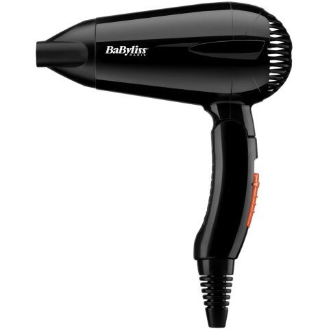 Babyliss Hair Dryer 2000W Powerful DC Motor with 2 Speed Setting Foldable Handle for Travel 5344SDE مجفف شعر بيبي ليس بقوة 2000 واط بمحرك تيار مستمر قوي بسرعتين ومقبض قابل للطي للسفر