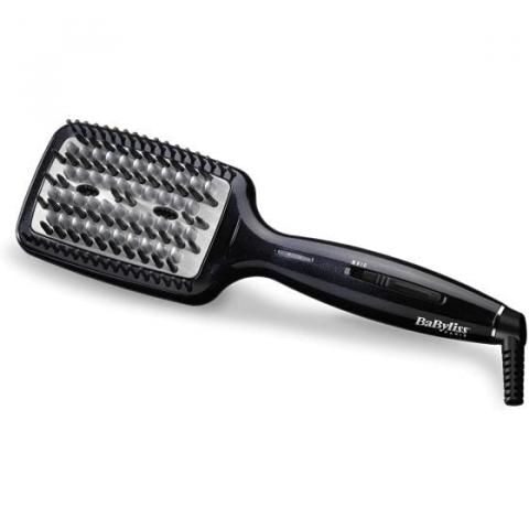 BaByliss HSB101SDE Ceramic Smoothing Heated Brush فرشاة سيراميك لتنعيم وتنعيم الشعر من بيبي ليس