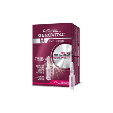 Gerovital Hyaluronic Acid Ampoules جيروفيتال أمبولات حمض الهياليرونيك