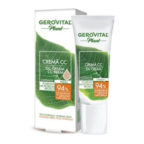 Gerovital Plant CC cream for normal skin 30ml جيروفيتال سي سي كريم للبشرة العادية 30مل