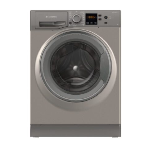Ariston Washing Machine 8Kg 16 Programs (Graphite) NS 823 C GG EG غسالة اريستون 8 كيلوغرام - 16 برنامج +++A (سكني داكن)