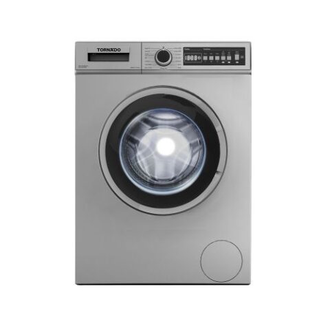 Tornado Full Automatic Washing Machine, 7 Kg, Silver - TWV-FN78SLOA غسالة تورنيدو فول أوتوماتيك ، 7 كيلو ، فضي