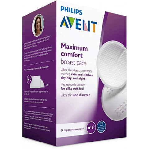Philips Avent Disposable Breast Pads 24 Pieces فيلبيس افينت ضمادات الثدي 24 قطعة