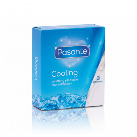 pasante cooling condoms 3 piece باسانتيه واقي الشعور بالبرودة 3 قطع