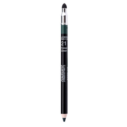 Radiant soft line water proof eye pencil no21 forest green رادينت سوفت لاين قلم عيون مضاد للماء رقم 21 اخضر فورسيت