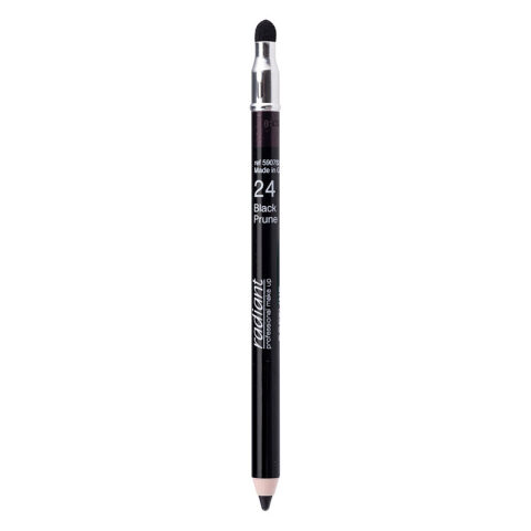 Radiant soft line water proof eye pencil no24 black prune رادينت سوفت لاين قلم عيون مضاد للماء رقم 24 لون الخوخ الاسود