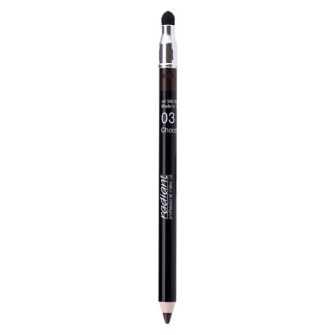 Radiant soft line water proof eye pencil no3 choclate رادينت سوفت لاين قلم عيون مضاد للماء رقم 3 تشوكليت