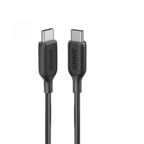 Anker Power line 111 cable USB C to USB C 180cm black A8856H11 انكر كابل باور لاين 111مدخلين يو اس بي اسي 180سم اسود