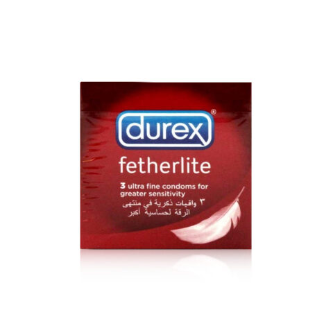 Durex fetherlite condoms 3pieces ديوركس واقي فيذر لايت 3 قطع
