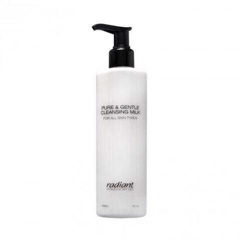 Radiant pure and gentle cleansing milk for all skin types 300ml رادينت بيور اند جنتل حليب منظف لجميع انواع البشرة 300مل