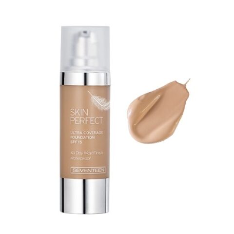 Seventeen skin perfect ultra cover water proof foundation no3 سفنتين فاونديشن سكين بيرفكت تغطية عالية مضاد للماء رقم 3